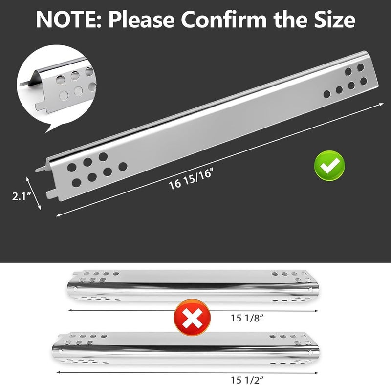 Barbqtime Grill Replacement Parts for Charbroil Performance 2 Burner Grill 463673519 463625217 463625219 463673517 463673017 463673617 463673019, 17.75" Burner Replacement Parts for Char-Broil Grill - Image 4